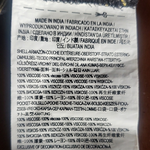 Vans Black Floral Cropped Pants - Picture 5 of 8